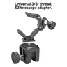 FANAUE CC-03 Window Mount Clamp Adapte for Spotting Scope, Binoculars, Camera and Tripod Heads