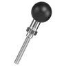FANAUE M6L Rubber Ball Mount with M6 Threaded Stud for Bicycle Stem