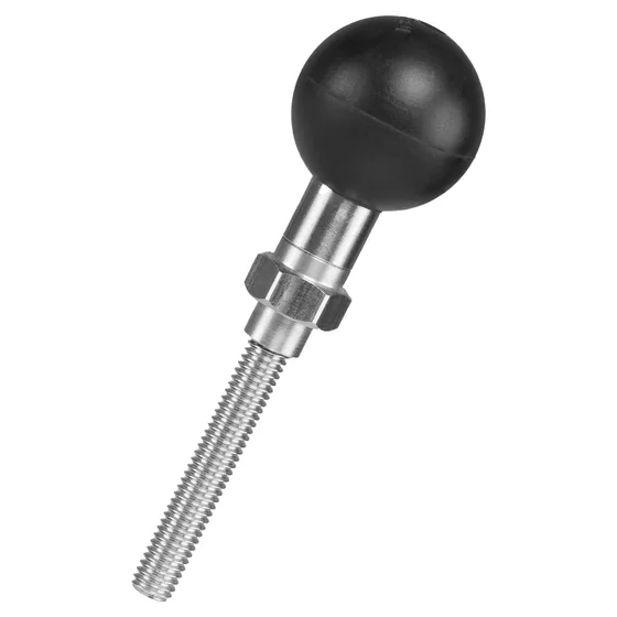 FANAUE M6L Rubber Ball Mount with M6 Threaded Stud for Bicycle Stem