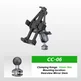 FANAUE CPC-05T6F Kit Motorcycle Phone Mount With 1 inch Ball