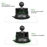 FANAUE Mount Twist-Lock Suction Cup Base with Vehicle Windshields SC-01 B Size 1" Ball for RAM Mounts