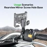 FANAUE Single Socket Arm With 25mm Ball Base Compatible with RAM mount 1"Ball Suitable for Various Screw Holes.
