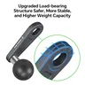 FANAUE MB-02 Ball Mount Base with 10mm Mounting Hole,Right Angle Motorcycle Rearview Mirror Mounting Base, Compatible with DA-60 DA-90 DA-150 Double Socket Arm and Other Compatible Devices