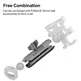 FANAUE Aluminum Alloy Double Socket Arm Compatible With 1 inch Ball(60mm/90mm/150mm))
