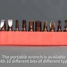 FANAUE Titanium Pocket Screwdriver, Precision Screwdriver Set, Professional Grade Magnetic Repair Tool Kit for Electronics.