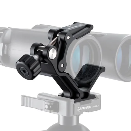 FANAUE Binocular Tripod Mount Adapter,1/4" 3/8" Screw and ARCA Quick Release Binocular Tripod Mount,Compatiable with Vortex Zeiss Nikon Swarovski Leica Leupold Bushnell binculars