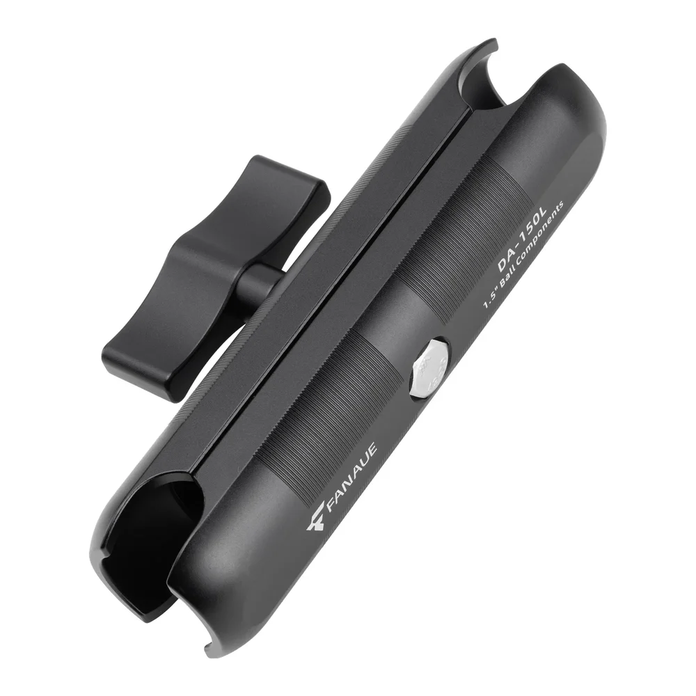 FANAUE DA-150L Aluminum Alloy 1.5" Double Socket Arm,Compatible with RAM C Size 1.5 inch Ball Components(6" Length)_main