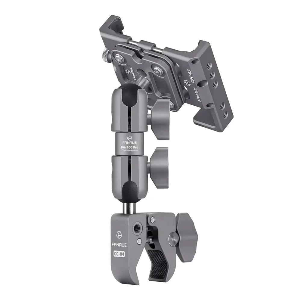 FANAUE Composite Double Socket Swivel Arm Universal Bike/Motorcycle Phone Mount Set_main