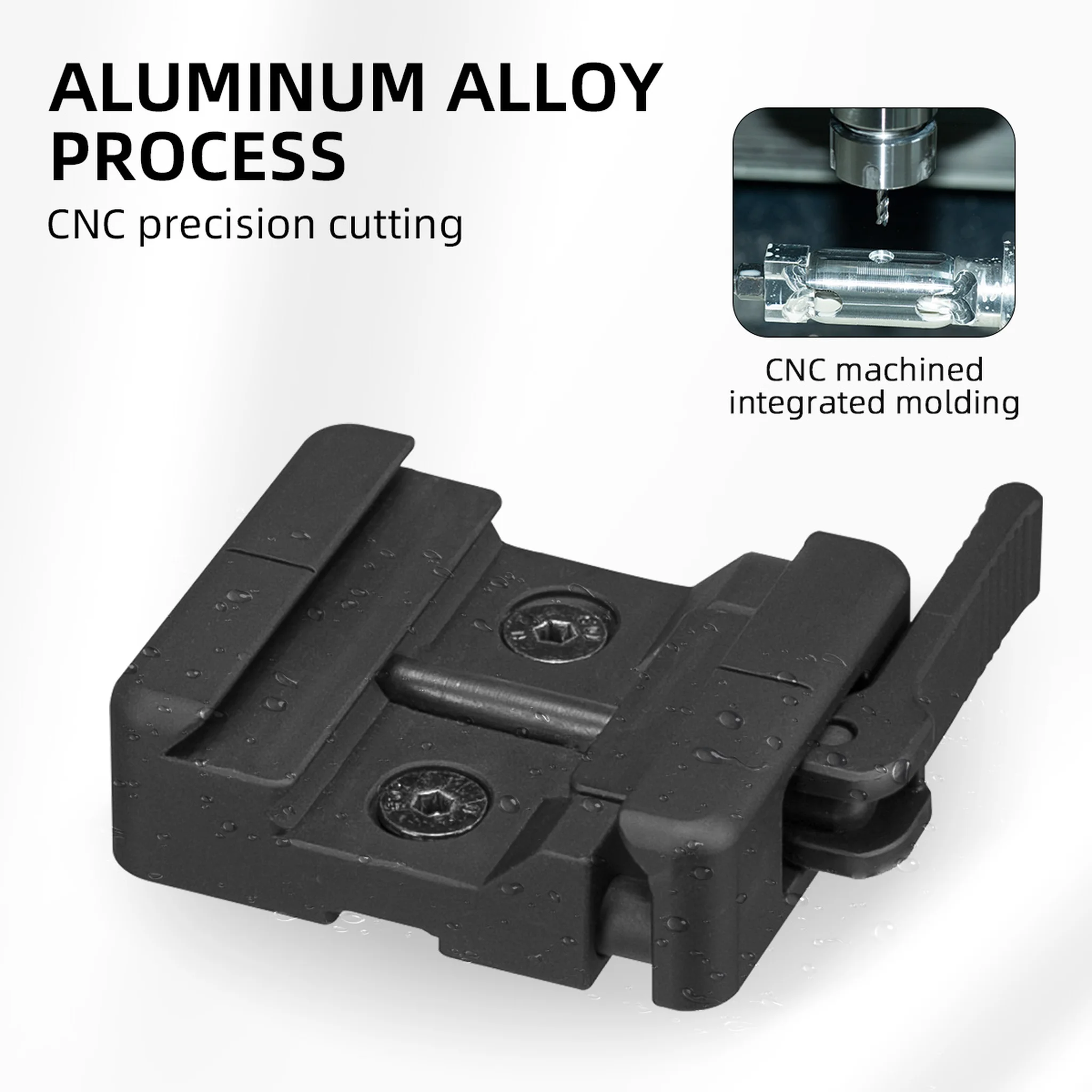 FANAUE SC-ARC Bipod Clamp Quick Release Lever-Release Arca Swiss RRS Mount Dovetail to Picatinny Adapter for monopods & bipods Hunting Tripod