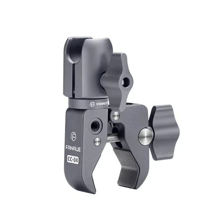 FANAUE CC-04(80P) Single Socket Arm with Handlebar Base Mount Strong Rod Clamp Compatible with RAM Mounts 1 Inch Ball