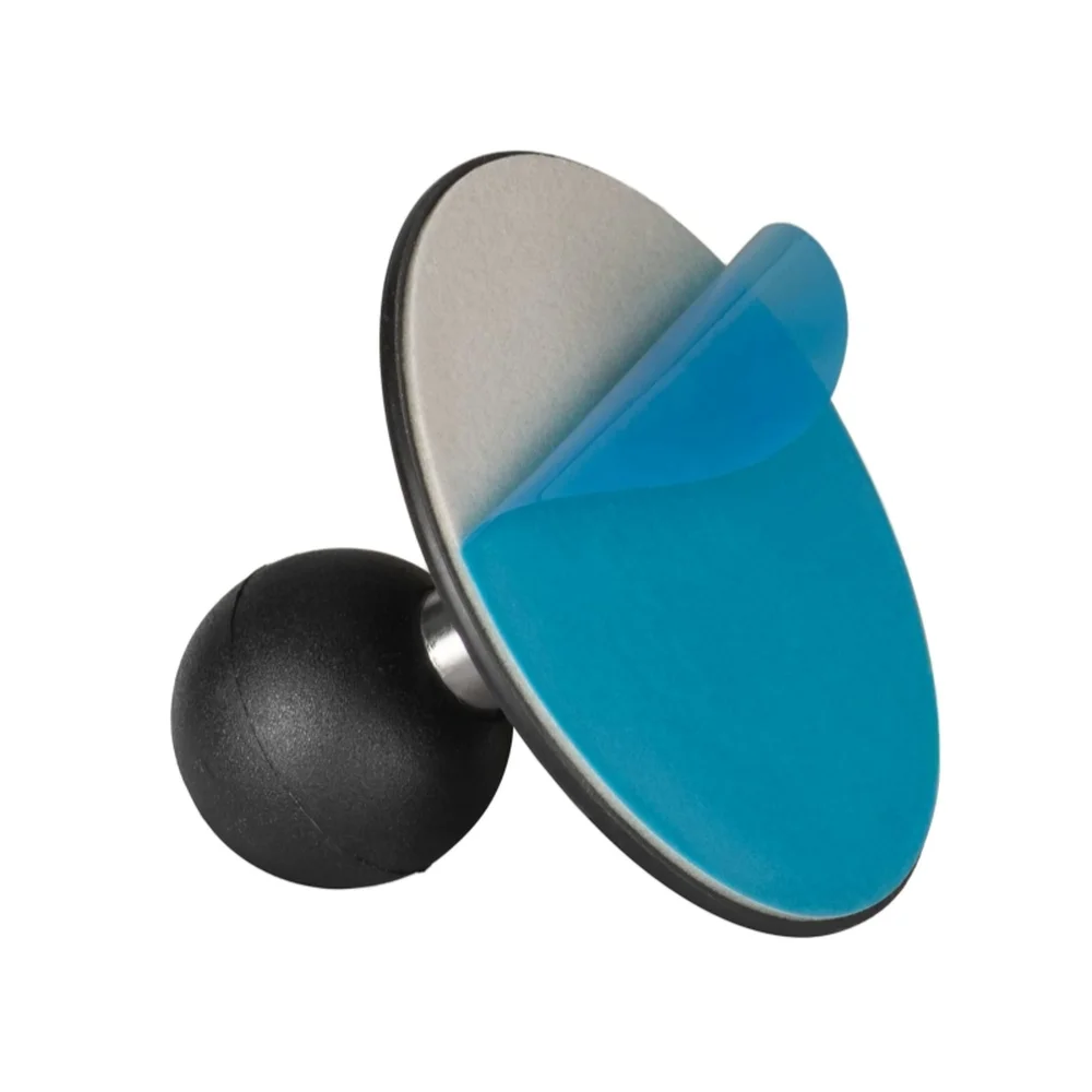 FANAUE Flex Adhesive Ball Base Compatible with RAM Mounts B Size Double Socket Arm, 25/20/17mm Ball Head Adapter for Motorcycle Phone Mount Bike Phone Holder, Suction Cup Base for Mounting on Car Dashboards._main