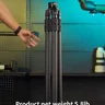 FANAUE HTC-4030A-65 umgekehrtes Carbonfaser-Stativ mit integrierter 65-mm-Halbkugel-Nivellierbasis, 3 Segmenten und 25 kg Tragfähigkeit
