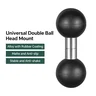 FANAUE LB-01 Double Ball Head Adapter, Male to Female Ball Connection, 25mm to 17mm Ball Conversion, for Double Socket Arms
