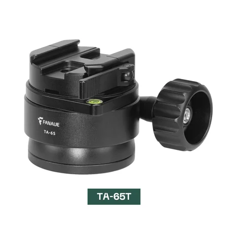 FANAUE TA-65T Ball Head with Bubble Level Compatible With ARCA Standard for Camera Shooting & Hunting