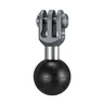 FANAUE GB-01 Action Camera Mount Interface 1" Ball Assembly,Compatible with GOPRO Hero 9/10/11 and Other Brands of Action Cameras