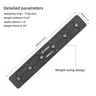 FANAUE Keymod Rail Tripod Plate Adapter Mount BKMOD-240 with Safety Stop Screws,for Tripod Ball Head Ballhead,Compatible Arca Swiss RRS Dovetail(240mm)