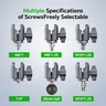 FANAUE Single Socket Arm With 25mm Ball Base Compatible with RAM mount 1"Ball Suitable for Various Screw Holes.