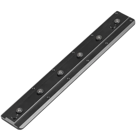 FANAUE Keymod Rail Tripod Plate Adapter Mount BKMOD-240 with Safety Stop Screws,for Tripod Ball Head Ballhead,Compatible Arca Swiss RRS Dovetail(240mm)