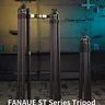 FANAUE Carbon Fiber Tripod With SC-ARC Clamp with Rotating Ball Head Adapter,Load 55.12lb/25kg (Green Style)