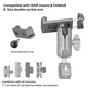 FANAUE CPC-08 Aluminum Alloy Phone Holder,Available in 25mm/20mm/17mm ball heads, Fit 5.5" to 8" Smartphones