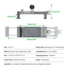 FANAUE Universal Tablet Holder for 3.7–9 Inch iPads, available with 17mm, 20mm and 25mm ball heads for selection