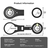 FANAUE MS-02 Cell Phone Stand Holder,Desk Foldable Magnetic Phone Ring Grip