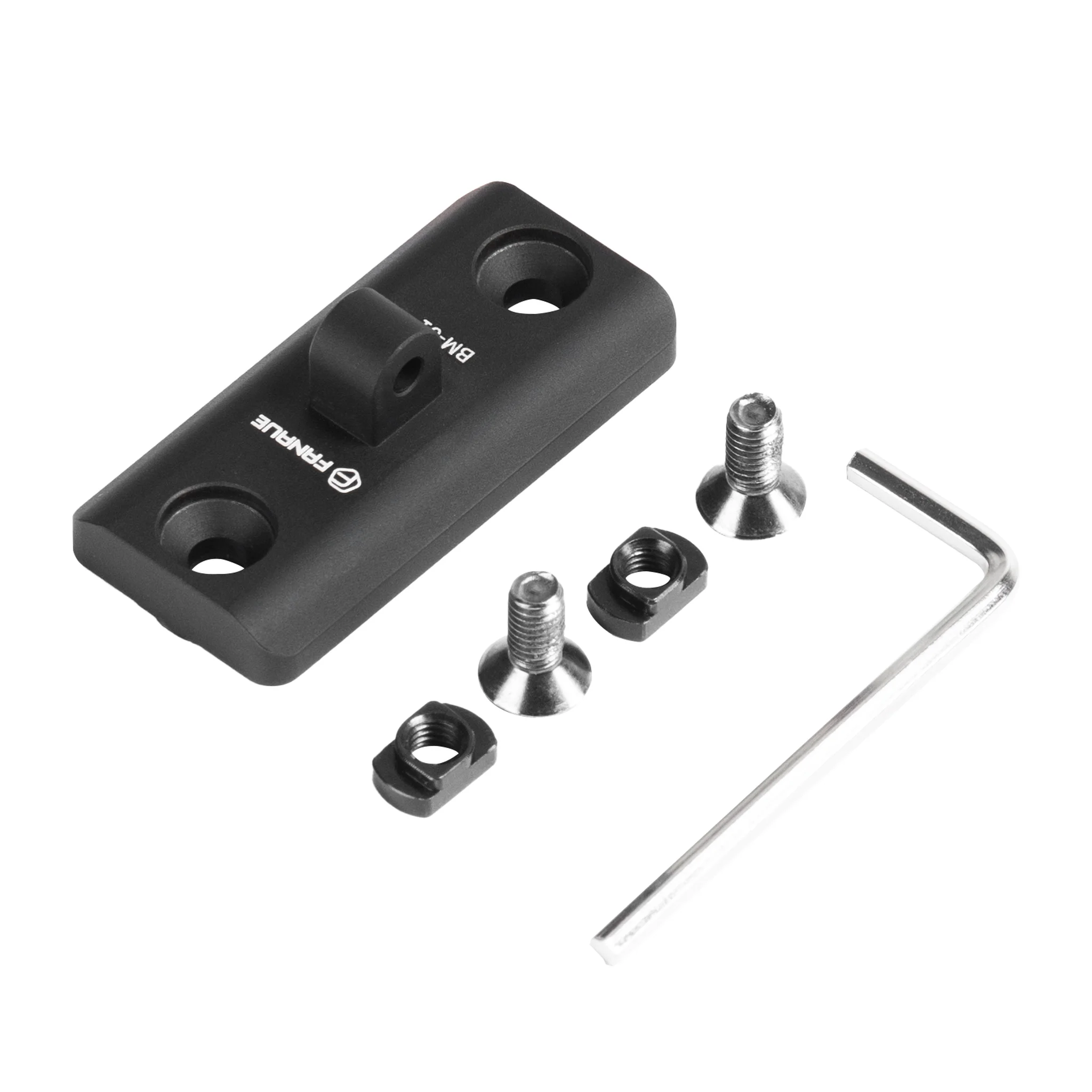 FANAUE Bipod Adapter Bipod Mount Sling Stud 3 T-Nuts 3 Screws and 1 Wrench (Mlok bipod Adapter)