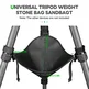 FANAUE TS-01 Tripod Stone Bag, Fit for Most Tripods, Iight Stand Sandbag