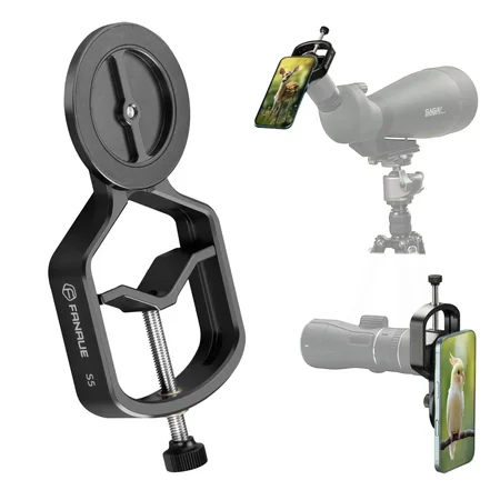 磁吸式通用觀靶鏡手機適配器，適配最大2.16英寸目鏡（僅適用於iPhone）