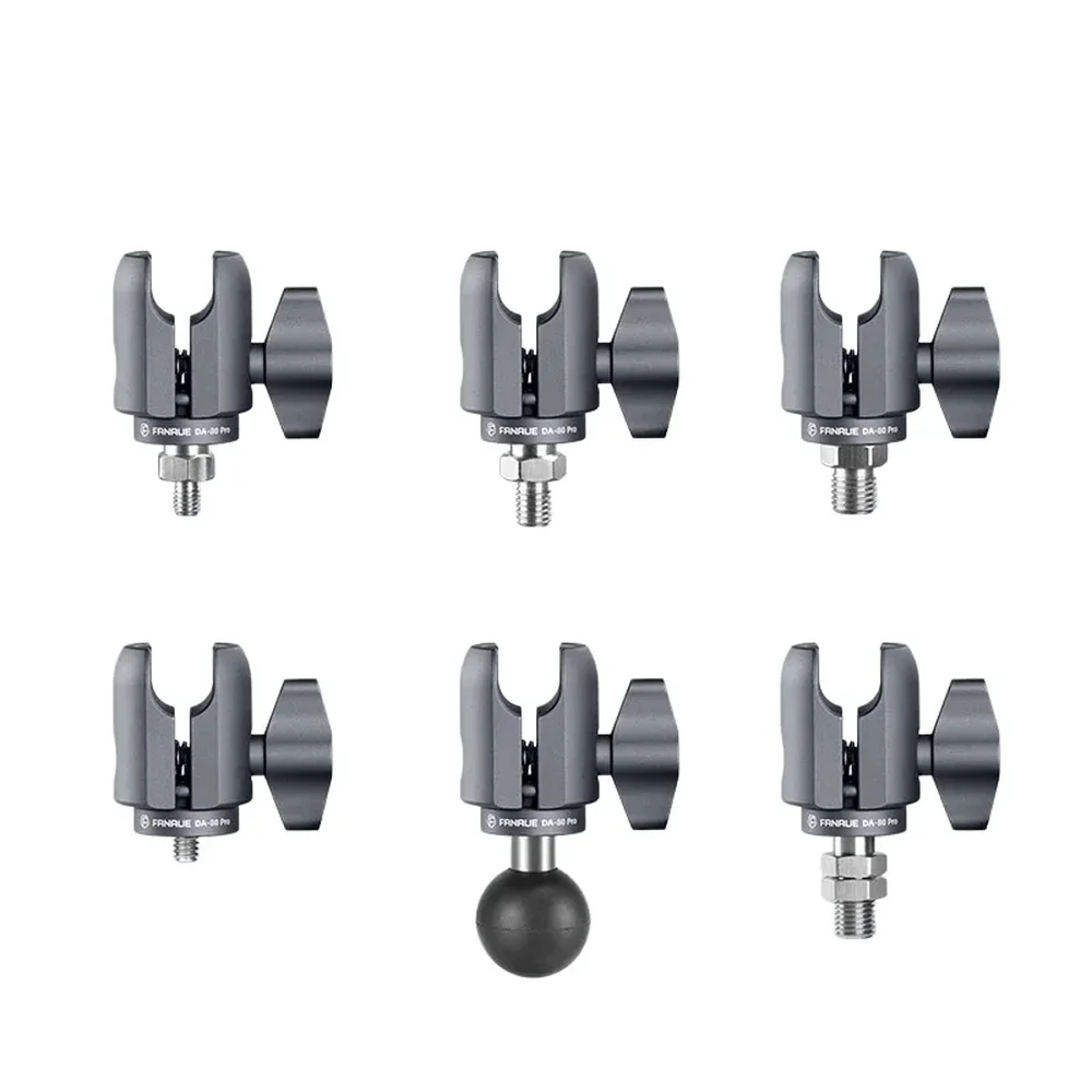 FANAUE 单节支臂，适配25毫米球头，兼容RAM支架的1英寸球头，适配各类螺丝孔_main