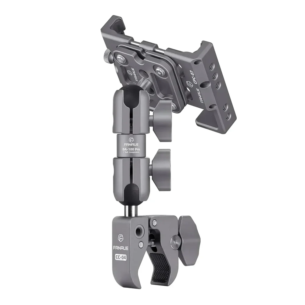 FANAUE Composite Double Socket Swivel Arm Universal Bike/Motorcycle Phone Mount Set_main
