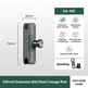 FANAUE Aluminum Alloy Double Socket Arm Compatible With 1 inch Ball(60mm/90mm/150mm))
