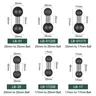 FANAUE LB-01 Double Ball Head Adapter, Male to Female Ball Connection, 25mm to 17mm Ball Conversion, for Double Socket Arms