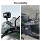 FANAUE MB-02 Ball Mount Base with 10mm Mounting Hole,Right Angle Motorcycle Rearview Mirror Mounting Base, Compatible with DA-60 DA-90 DA-150 Double Socket Arm and Other Compatible Devices