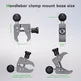 FANAUE Anti Theft Handlebar Base Mount Strong Rod Clamp