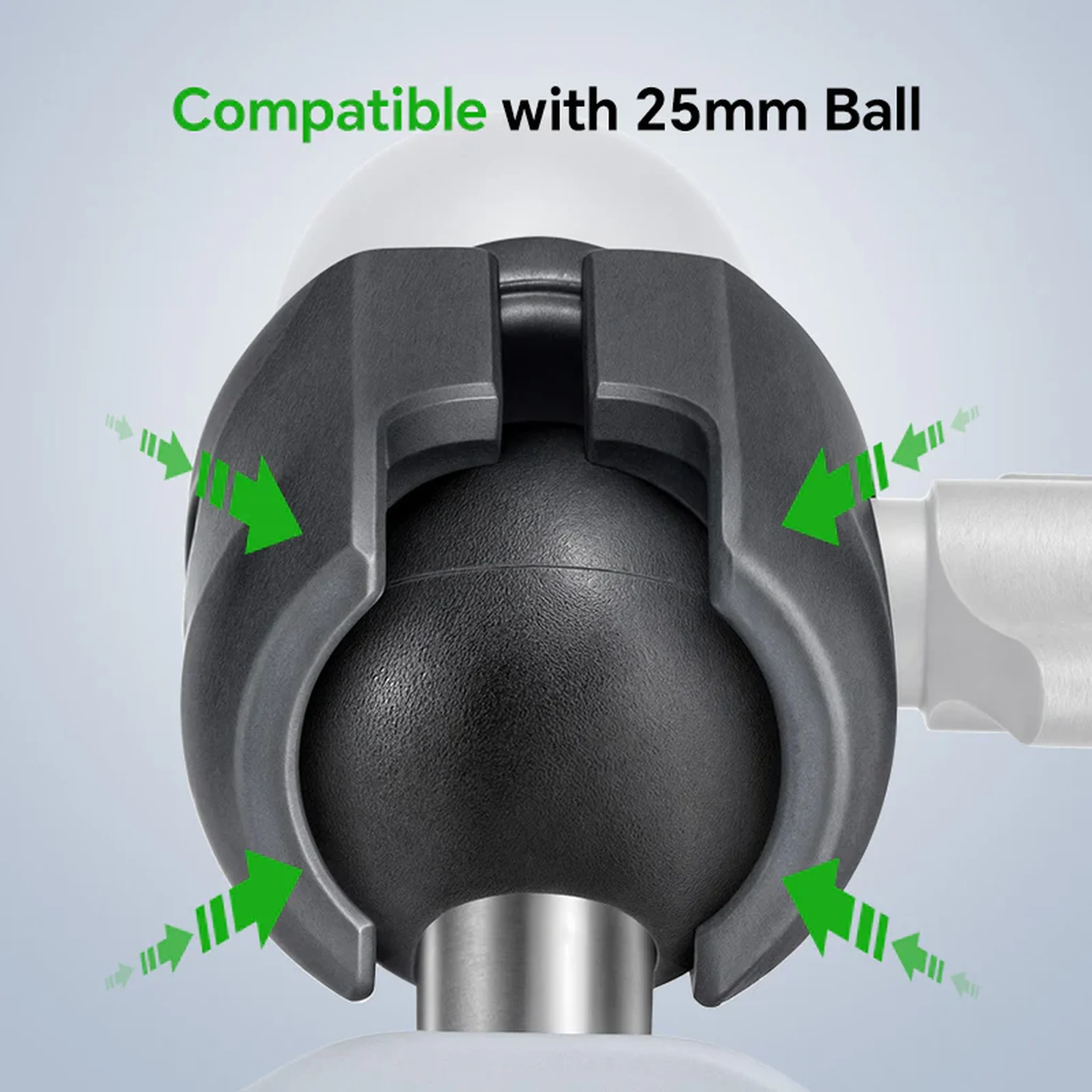 FANAUE Single Socket Arm Fit 25mm Ball Compatible with RAM mount 1"Ball Suitable for Various Screw Holes.