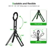 FANAUE MT-03 磁性便攜摺疊手機三腳架，兼容Magsafe，適配iPhone Plus、Pro、Max系列，適用於4.5-7.5英寸手機的磁性手機支架