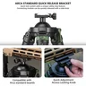FANAUE ST-65 Carbon Fiber Tripod With Arca Swiss quick release plate clamp with Rotating Ball Head Adapter,Load 55.12lb/25KG