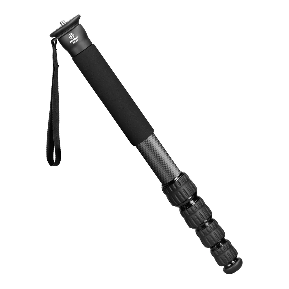 FANAUE MD-02 5-Section Carbon Fiber Monopod 32mm (1.26") diameter tube for DSLR Camera Hiking （Height:65.75 inch）_main