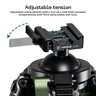 FANAUE Carbon Fiber Tripod With SC-ARC Clamp with Rotating Ball Head Adapter,Load 55.12lb/25kg (Green Style)