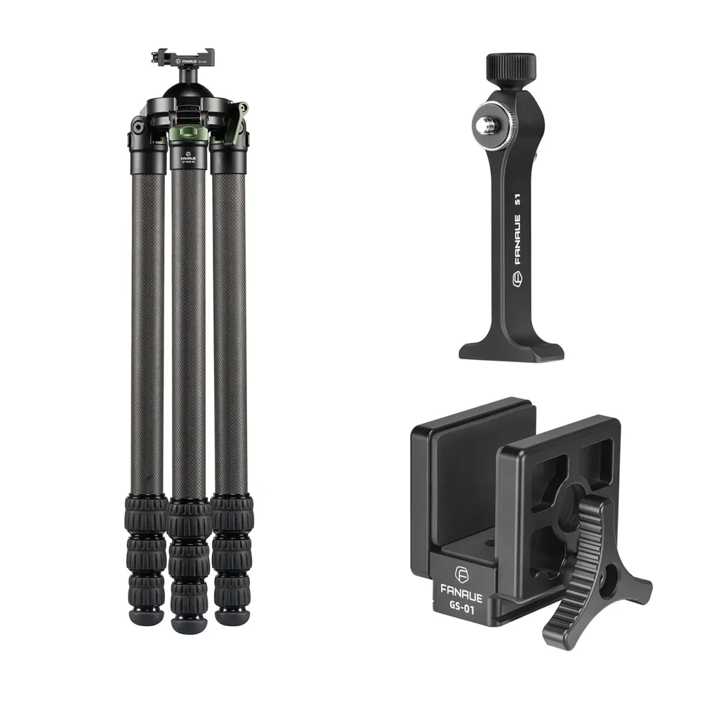 FANAUE ST-3640-65T Hunting Tripod Set（Tripod+Bino Adapter+Saddle Mount）Load 25kg_main