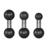 FANAUE LB-01 Double Ball Head Adapter, Male to Female Ball Connection, 25mm to 17mm Ball Conversion, for Double Socket Arms