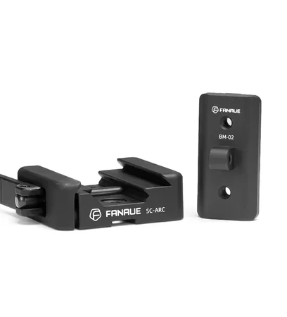 FANAUE SC-ARC Bipod Clamp Quick Release with Adapter Mount-Arca Swiss/RRS Dovetail to Picatinny