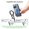 FANAUE MT-03 磁性便攜摺疊手機三腳架，兼容Magsafe，適配iPhone Plus、Pro、Max系列，適用於4.5-7.5英寸手機的磁性手機支架