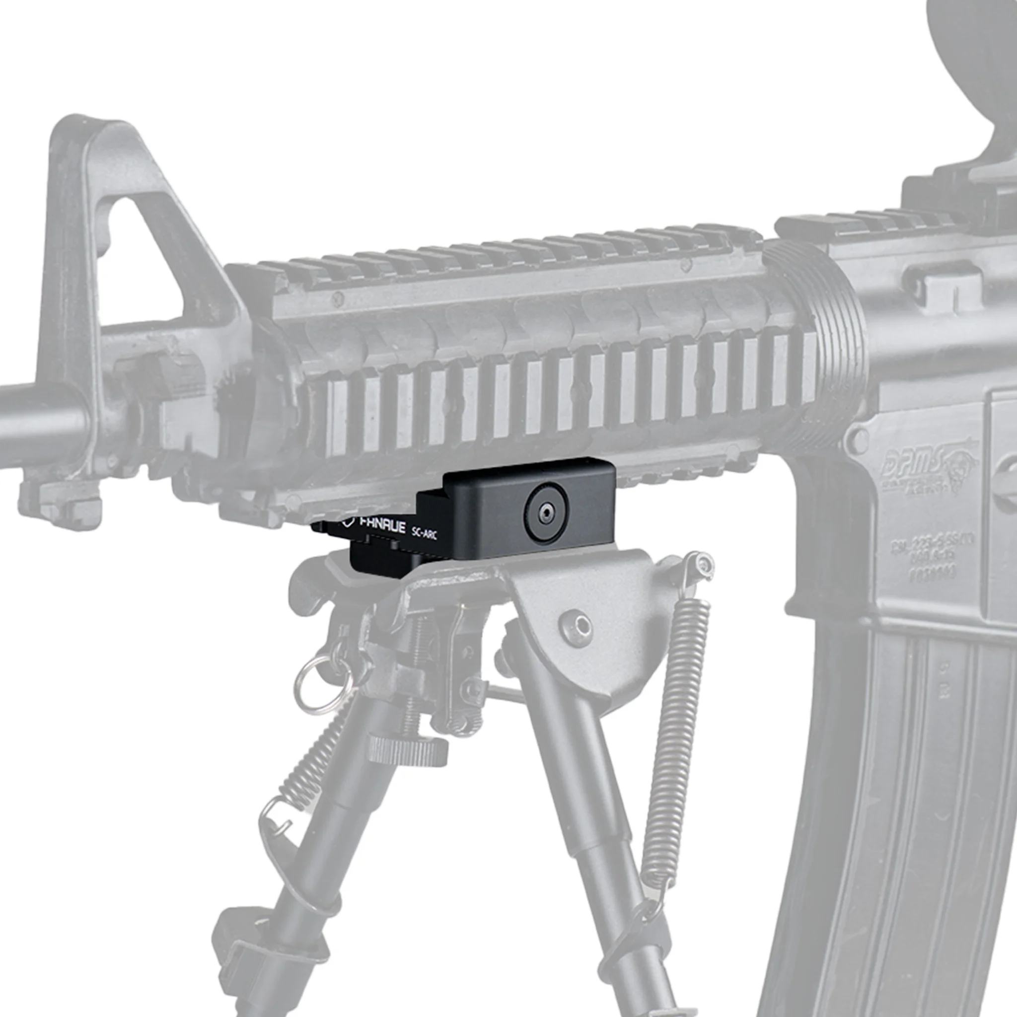 FANAUE SC-ARC Bipod Clamp Quick Release with Adapter Mount-Arca Swiss/RRS Dovetail to Picatinny