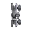 FANAUE DA-120PRO Double Socket Swivel Arm Compatible with 1 Inches/B Size /25mm Ball Mounts Accessories, Powerful Clamp Compatible with RAM Mount