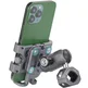 FANAUE Motorcycle Phone Mount Adapter with Shock Absorption Anti-Theft Function