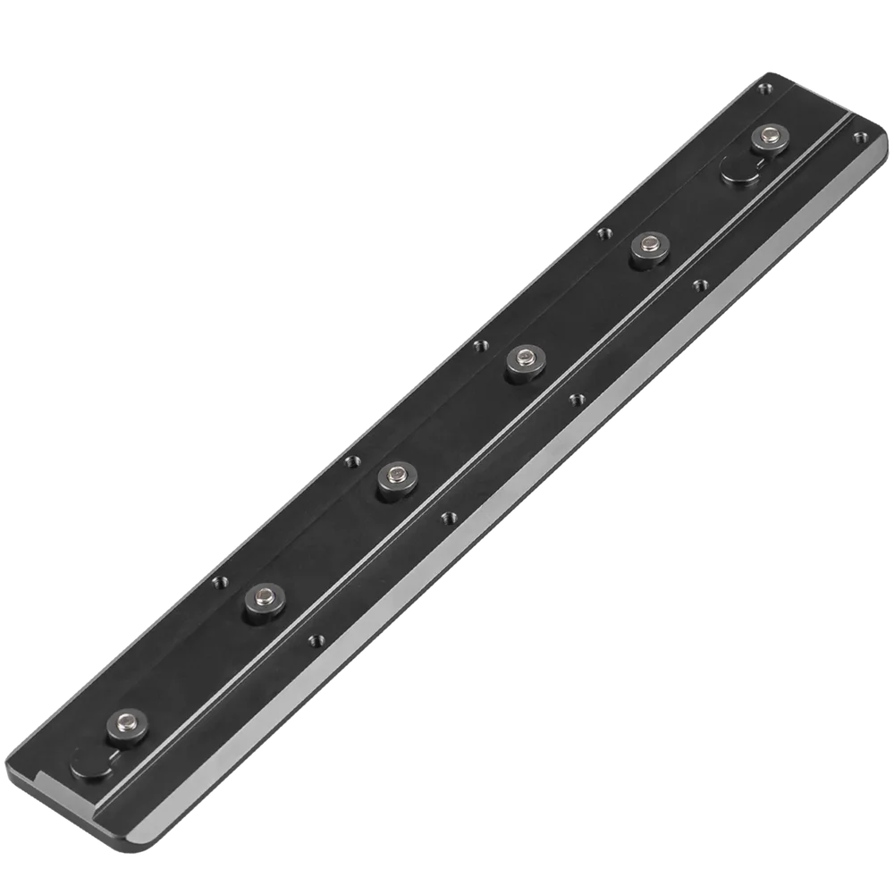 FANAUE Keymod Rail Tripod Plate Adapter Mount BKMOD-240 with Safety Stop Screws,for Tripod Ball Head Ballhead,Compatible Arca Swiss RRS Dovetail(240mm)_main