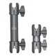 FANAUE Composite Dual-sided 360° rotation Double Socket Swivel Arm Compatible with RAM Mounts 1" Ball Components