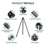 FANAUE Carbon Fiber Tripod With SC-ARC Clamp with Rotating Ball Head Adapter,Load 55.12lb/25kg (Green Style)